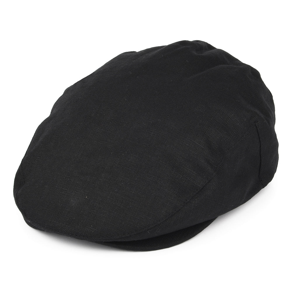 Gorra plana Hooligan X de cáñamo de Brixton - Negro