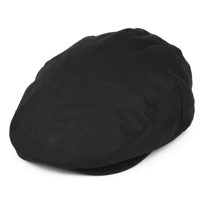Gorra plana Hooligan X de cáñamo de Brixton - Negro