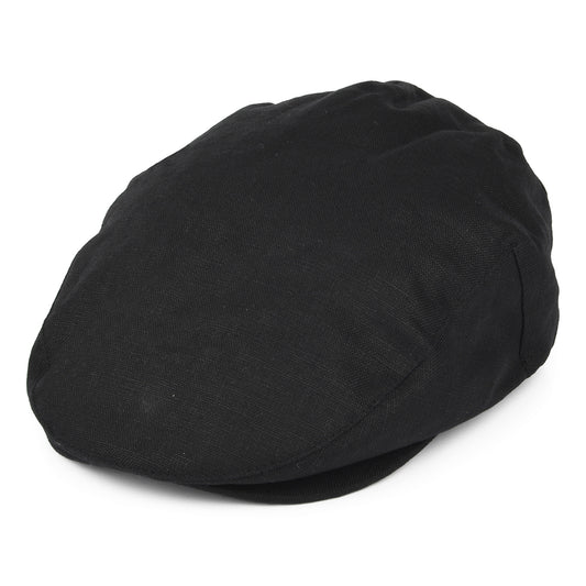 Gorra plana Hooligan X de cáñamo de Brixton - Negro
