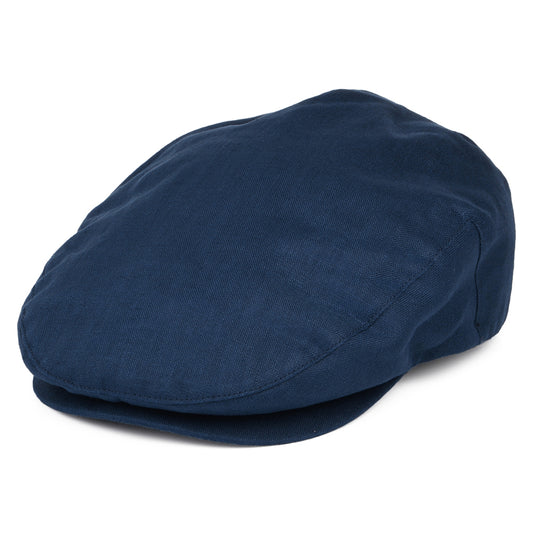 Gorra plana Hooligan X de cáñamo de Brixton - Tinta Azul