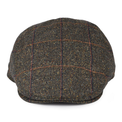 Gorra plana Sports de Mallalieus de mezcla de seda y algodón de Failsworth - Loden