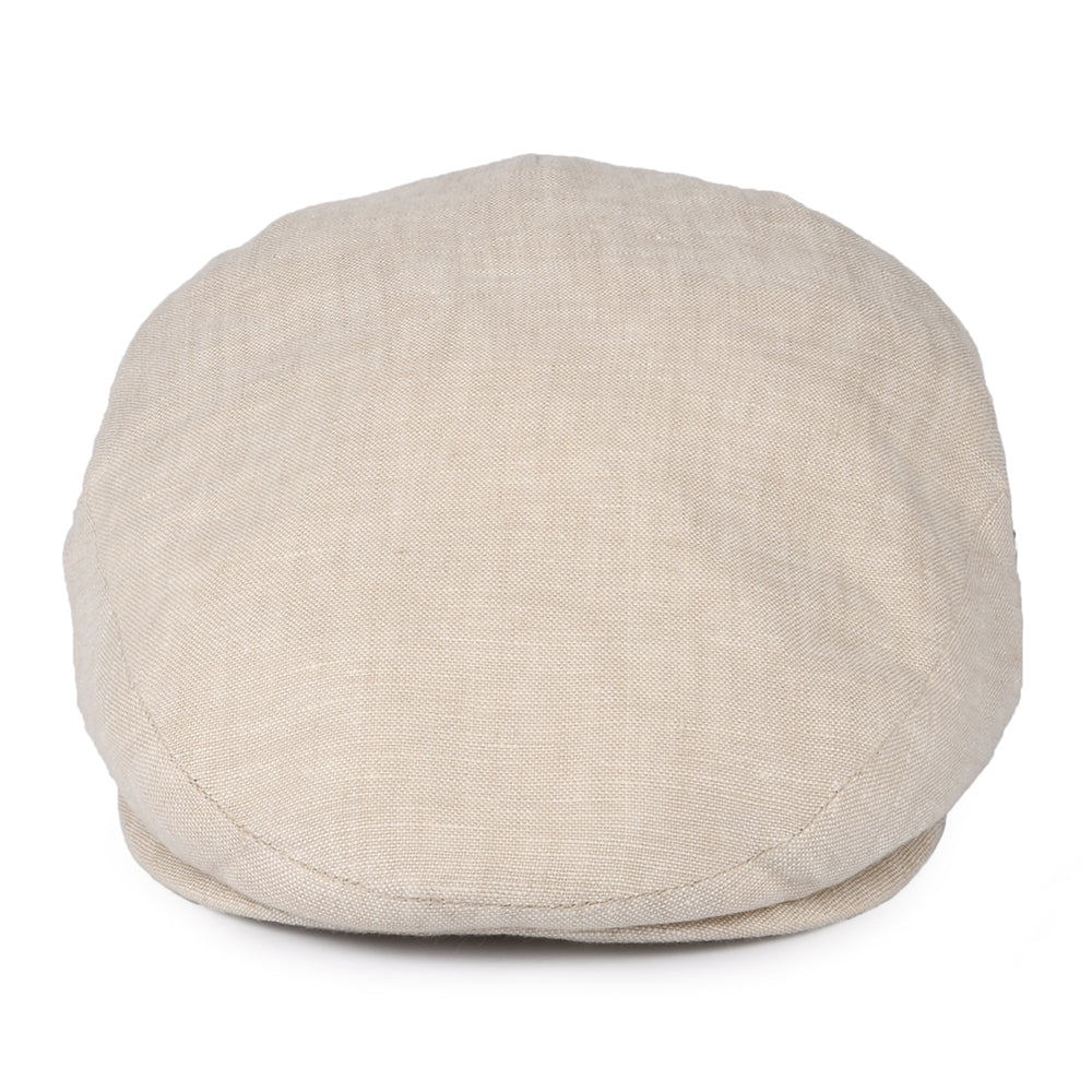 Gorra plana de lino de City Sport - Natural