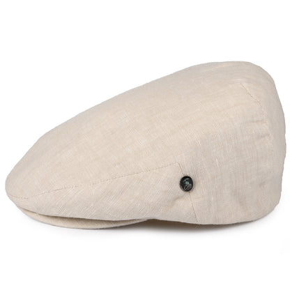 Gorra plana de lino de City Sport - Natural