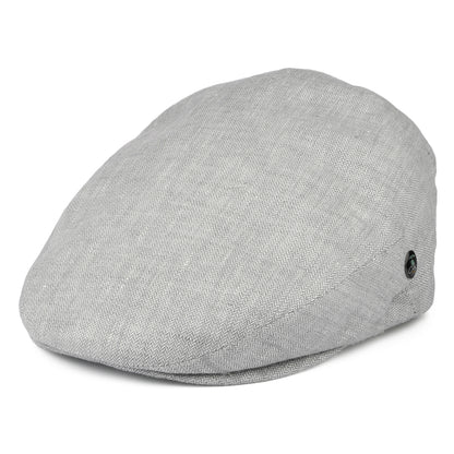 Gorra plana de lino micro espiga de City Sport - Azul Ártico