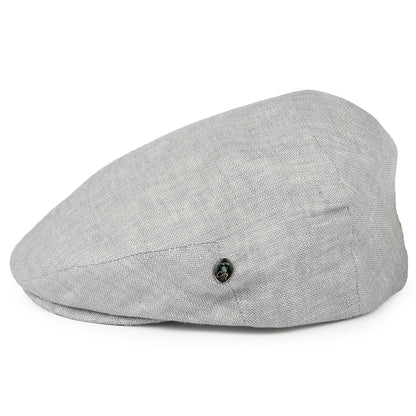 Gorra plana de lino micro espiga de City Sport - Azul Ártico