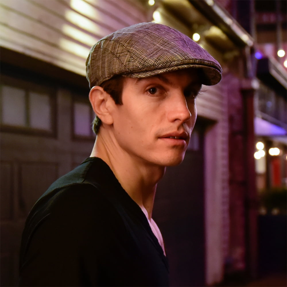 Gorra plana Burney de Bailey - Marrón