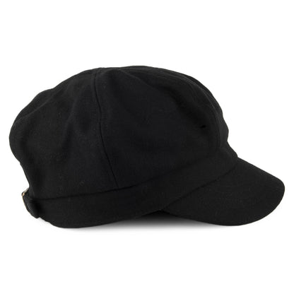 Gorra Baker Boy de mezcla de lana de sur la tête - Negro