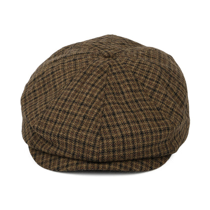 Gorra Newsboy Brood pata de gallo de Brixton - Caramelo-Negro