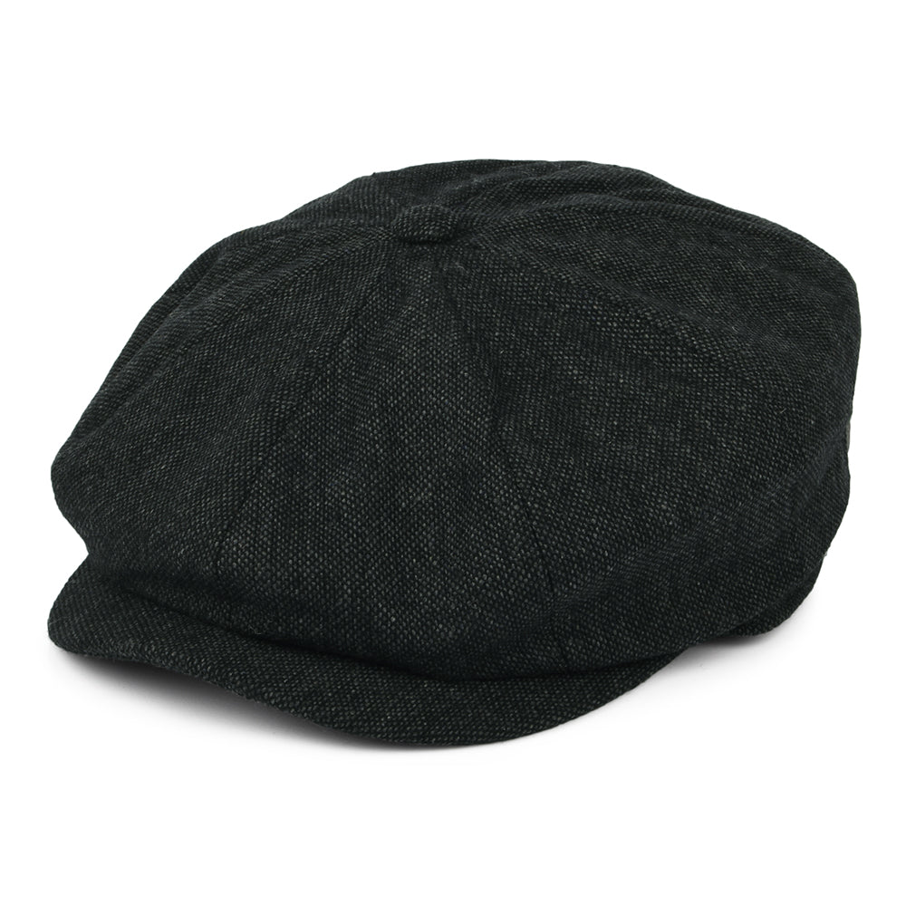 Gorra Newsboy Brood holgada de Brixton - Negro-Gris
