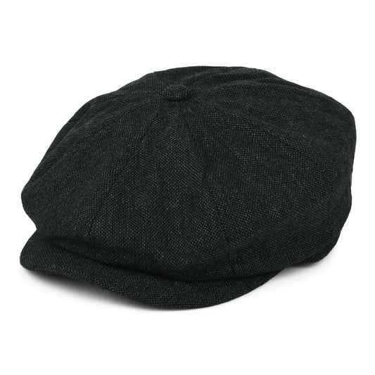Gorra Newsboy Brood holgada de Brixton - Negro-Gris