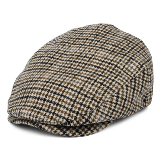 Gorra plana Hooligan pata de gallo de Brixton - Blanco Roto-Arena