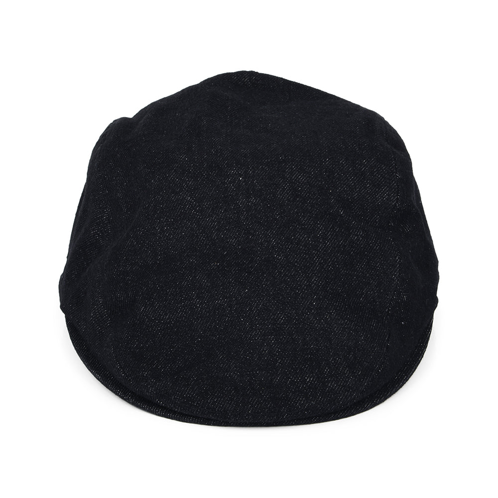 Gorra plana Driver de tejido vaquero con etiqueta lisa de Levi's - Azul Oscuro