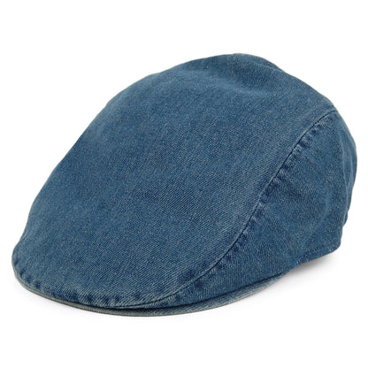 Gorra plana Driver de tejido vaquero con etiqueta lisa de Levi's - Vaquero