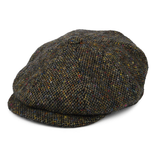 Gorra Newsboy ajuste profundo de Tweed Donegal Mezcla de tonos de City Sport - Multicolor