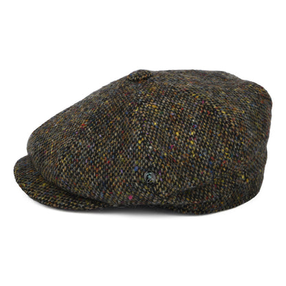 Gorra Newsboy ajuste profundo de Tweed Donegal Mezcla de tonos de City Sport - Multicolor