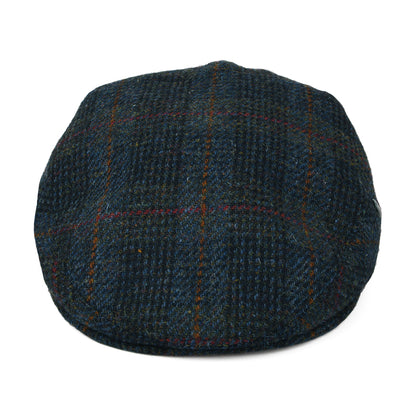 Gorra plana de HARRIS TWEED a cuadros de City Sport - Azul Marino