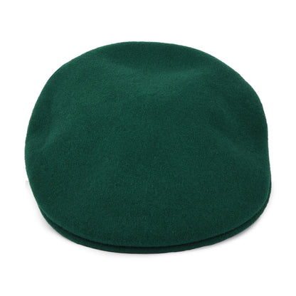 Gorra plana 504 de lana de Kangol - Verde Pino