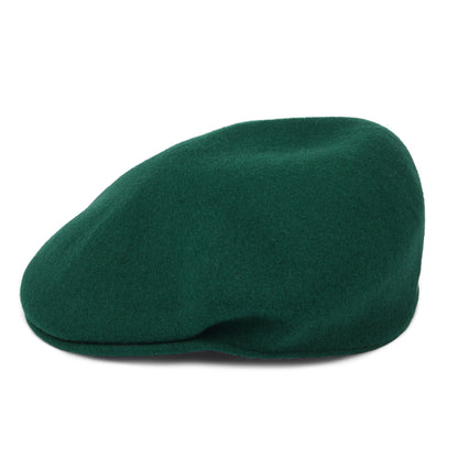 Gorra plana 504 de lana de Kangol - Verde Pino