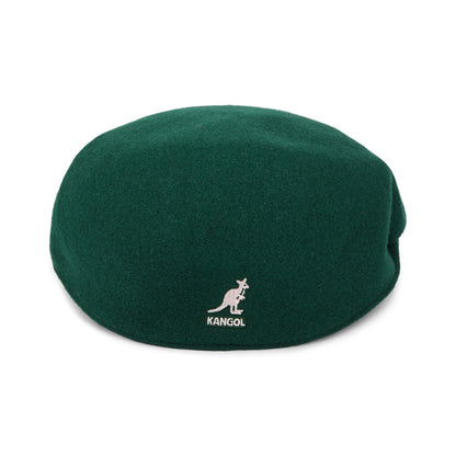 Gorra plana 504 de lana de Kangol - Verde Pino