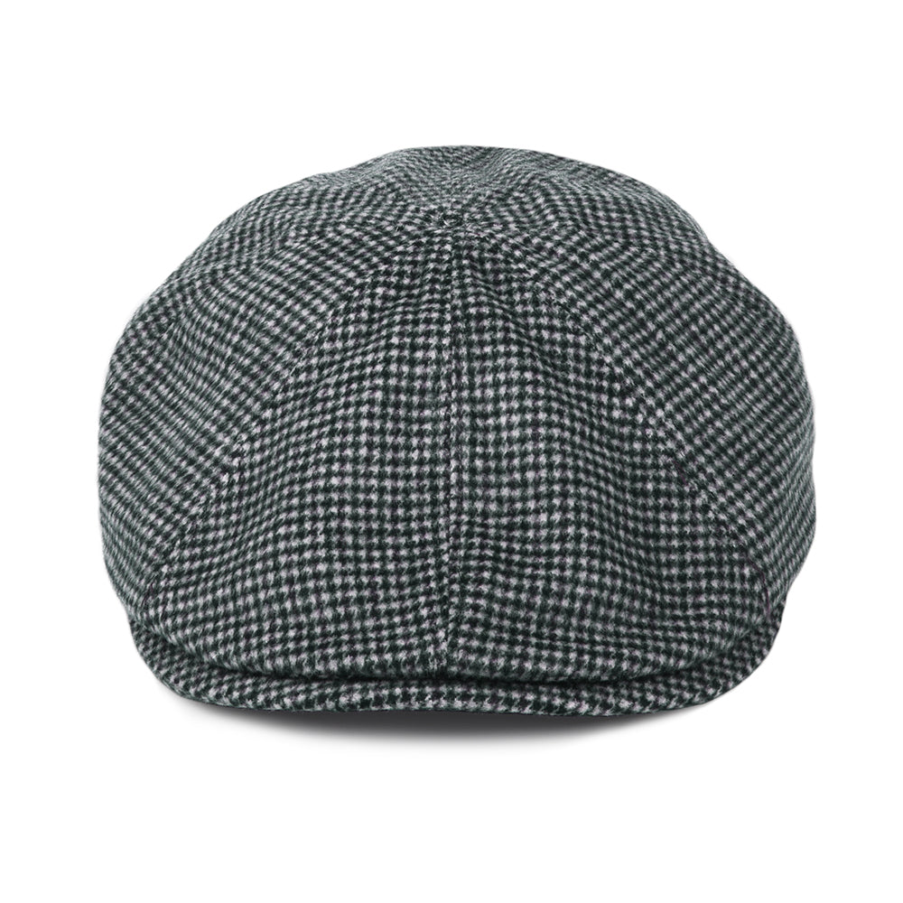 Gorra Newsboy Finnegan de mezcla de lana pata de gallo de Bailey - Negro-Multi