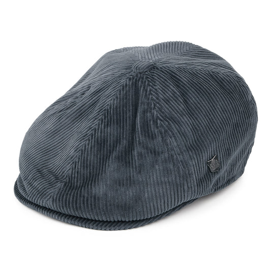 Gorra Newsboy Hudson de pana de pana de Failsworth - Pizarra