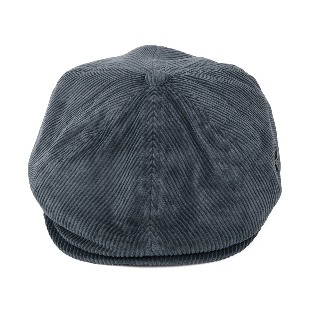 Gorra Newsboy Hudson de pana de pana de Failsworth - Pizarra