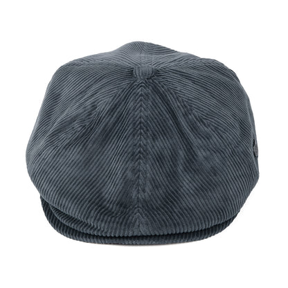 Gorra Newsboy Hudson de pana de pana de Failsworth - Pizarra