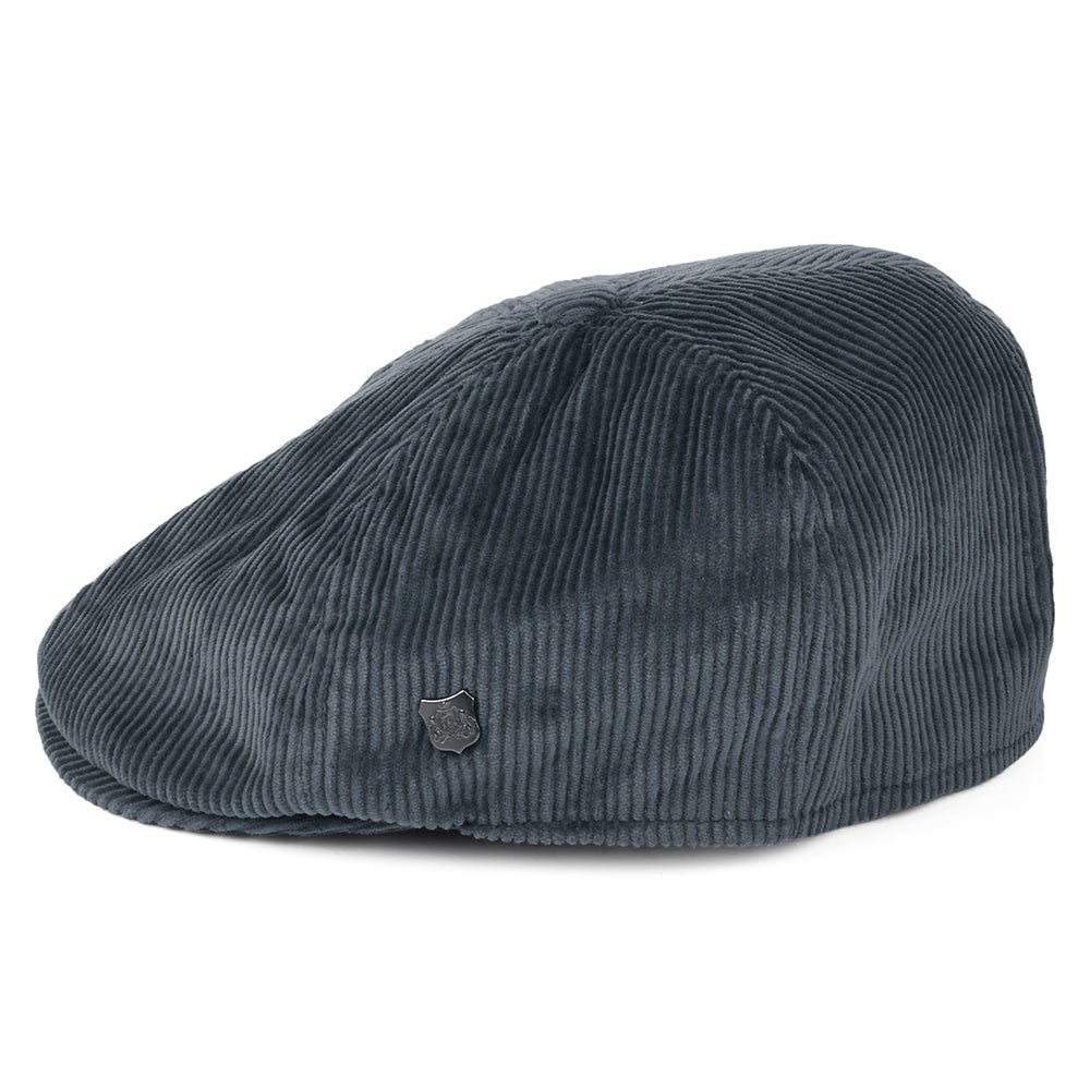 Gorra Newsboy Hudson de pana de pana de Failsworth - Pizarra