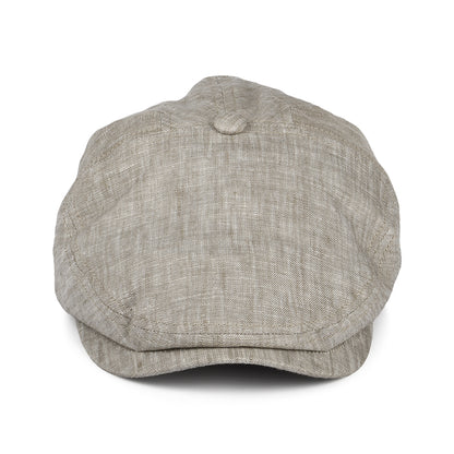 Gorra plana Will Kimmel de lino de Goorin - Marrón Claro