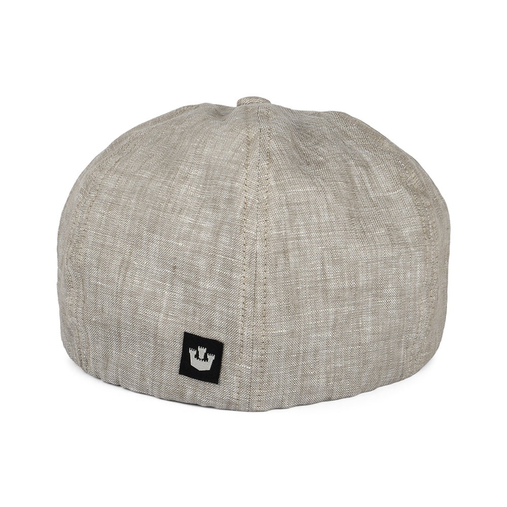 Gorra plana Will Kimmel de lino de Goorin - Marrón Claro