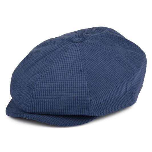 Gorra Newsboy Brood de pana Waffle de Brixton - Azul