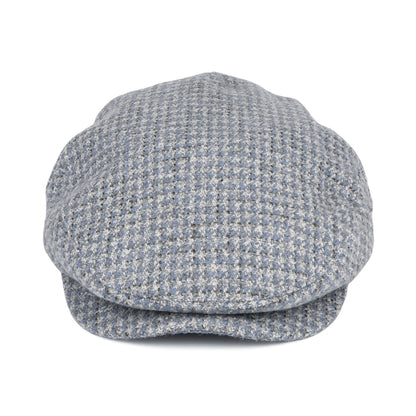 Gorra plana Hooligan pata de gallo de Brixton - Azul-Blanco Roto