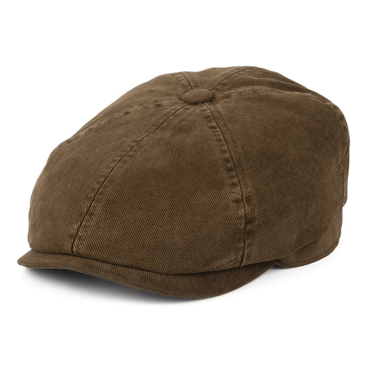 Gorra Newsboy de algodón suave de Stetson - Natural
