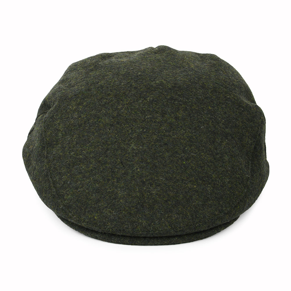 Gorra plana de melton de Failsworth - Loden