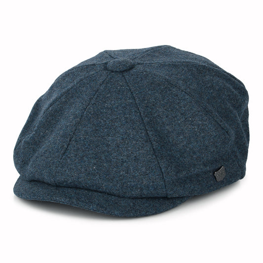 Gorra Newsboy Alfie de Melton de Failsworth - Azul
