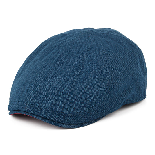 Gorra plana Porto Ornitorrinco de algodón de Failsworth - Verde Azulado-Rojo