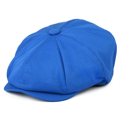 Gorra Newsboy 8 Piece de algodón de Christys - Azul