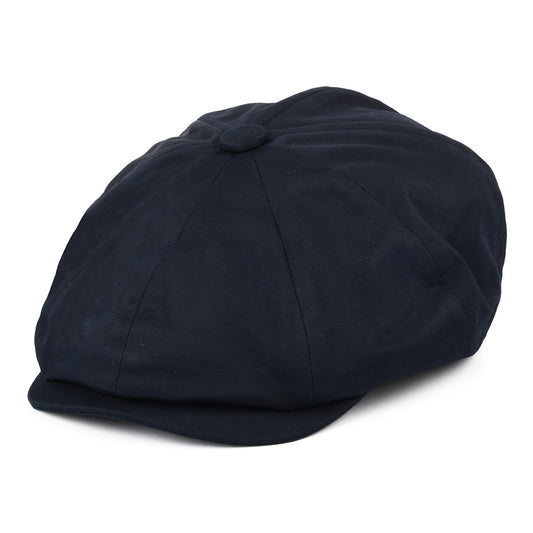 Gorra Newsboy 8 Piece de algodón de Christys - Azul Marino