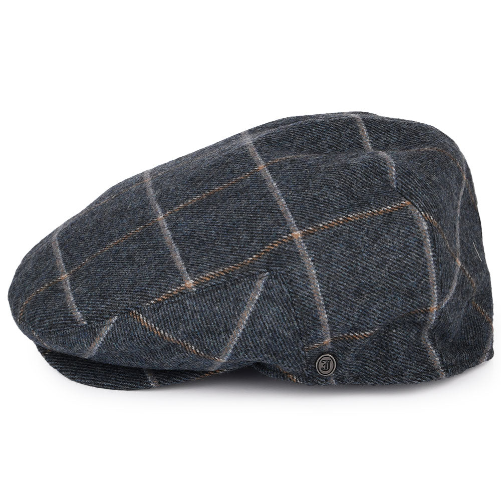 Gorra plana Gaslamp a cuadros de Jaxon & James - Azul Vaquero