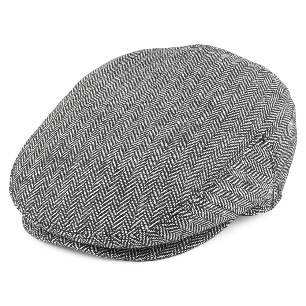 Gorra plana diseño de espiga de Jaxon & James - Gris