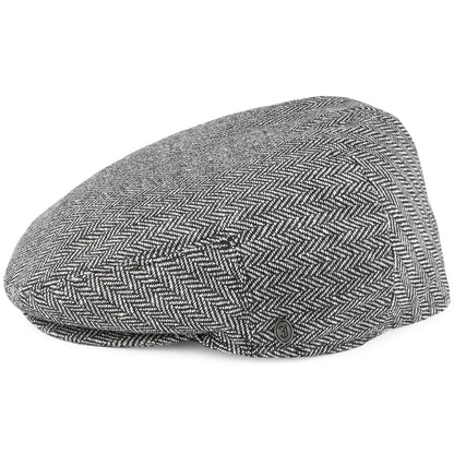 Gorra plana diseño de espiga de Jaxon & James - Gris