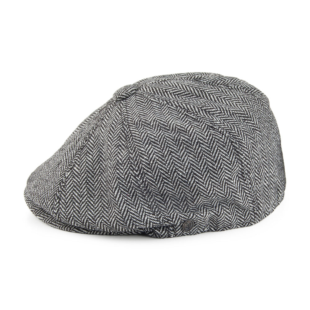 Gorra Newsboy diseño de espiga de Jaxon & James - Gris