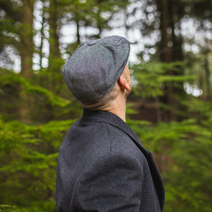 Gorra Newsboy diseño de espiga de Jaxon & James - Gris