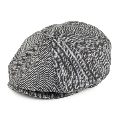 Gorra Newsboy diseño de espiga de Jaxon & James - Gris