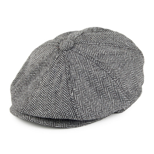 Gorra Newsboy diseño de espiga de Jaxon & James - Gris