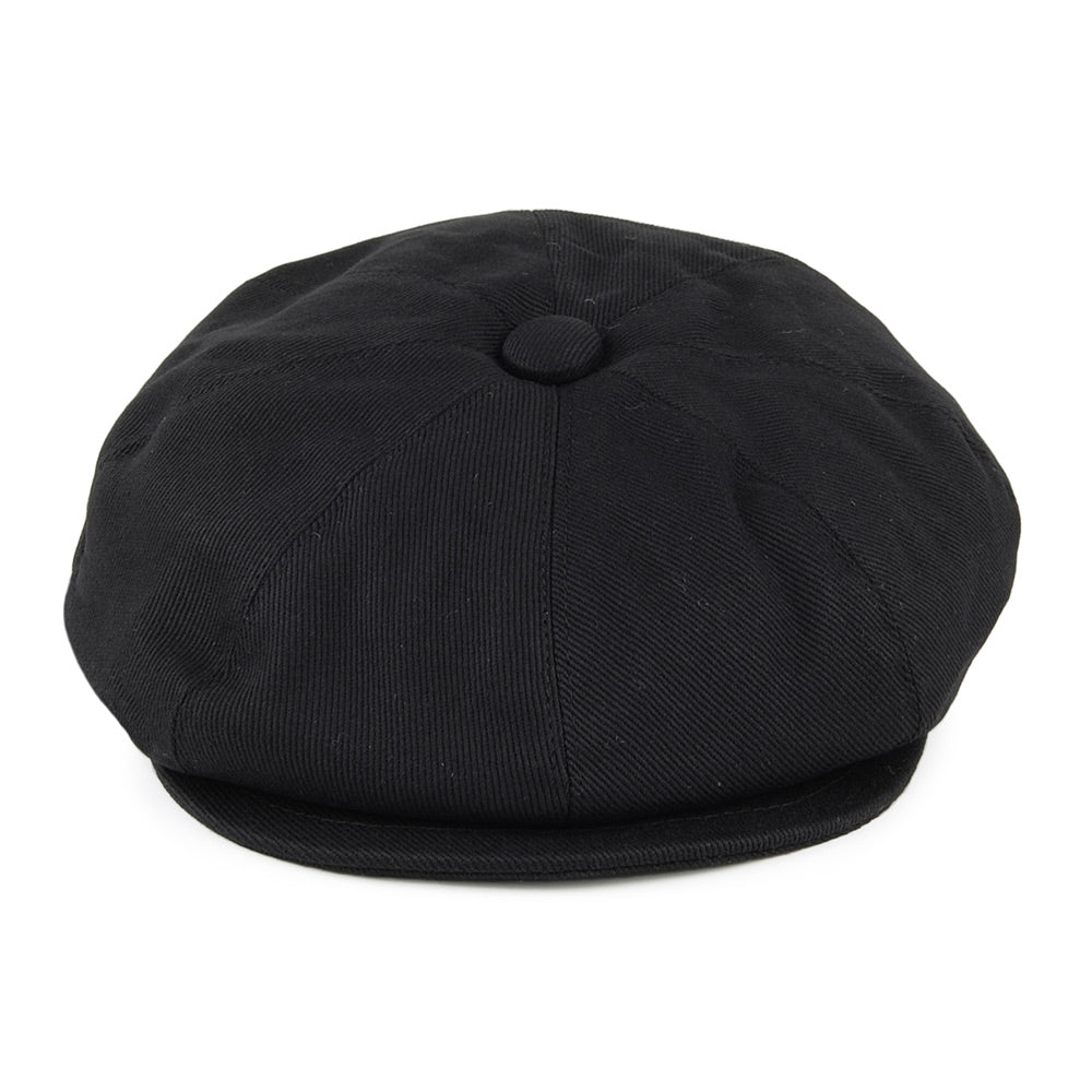 Gorra Newsboy de algodón de Jaxon & James - Negro