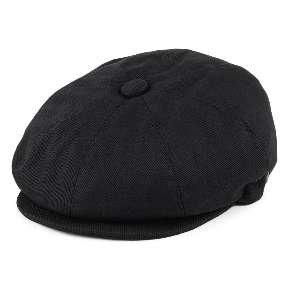 Gorra Newsboy de algodón de Jaxon & James - Negro