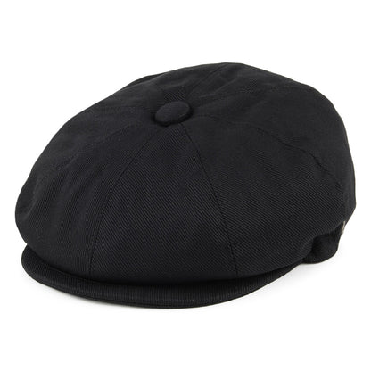 Gorra Newsboy de algodón de Jaxon & James - Negro