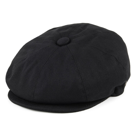 Gorra Newsboy de algodón de Jaxon & James - Negro