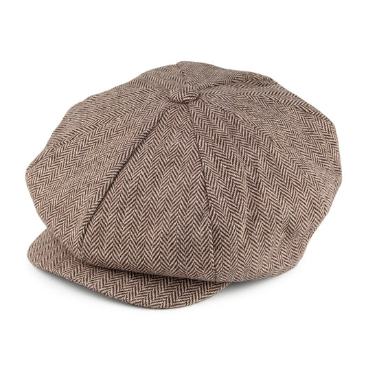 Gorra de espiga La Gran Manzana de Jaxon & James - Marrón